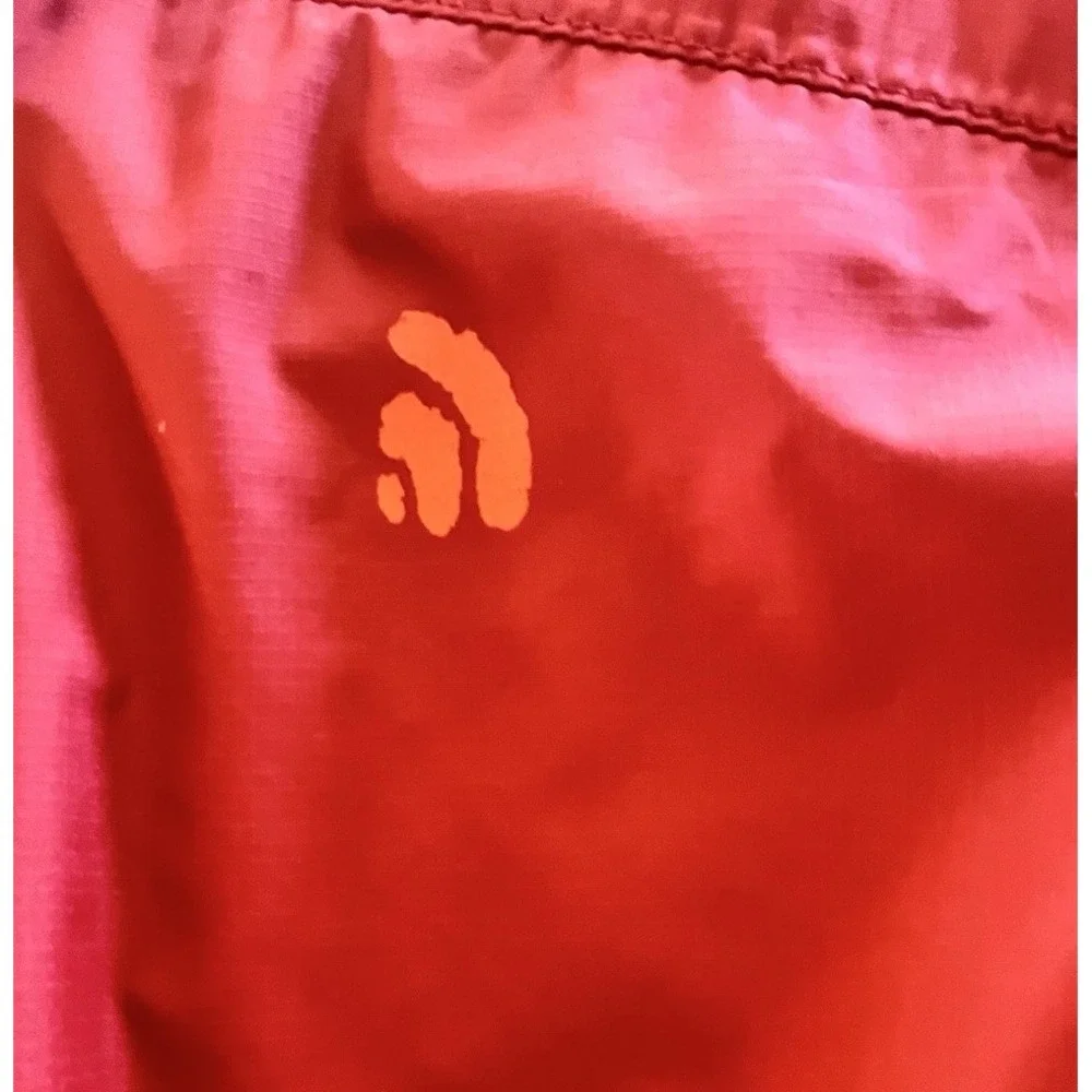 The North Face HyVent Technical Rain Shell Jacket Men's Large Red Hooded YKK